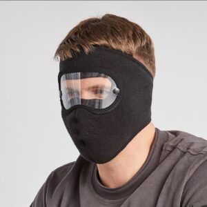 Winter Face Mask with Transparent Goggles